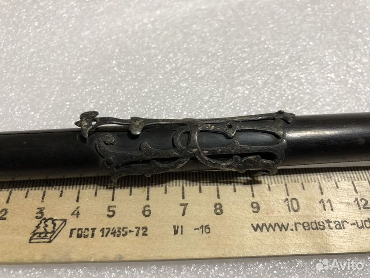 Трость серебро Чернь Кавказ