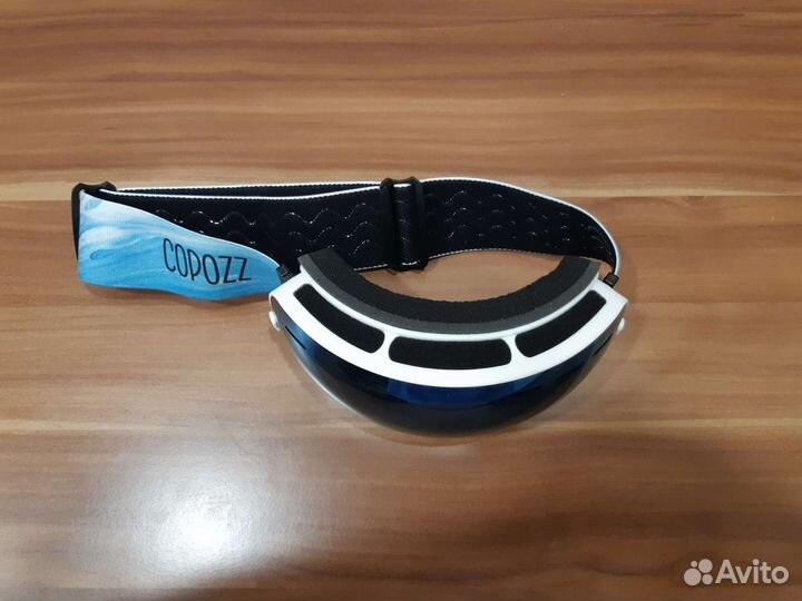 Горнолыжная маска Copozz голубая