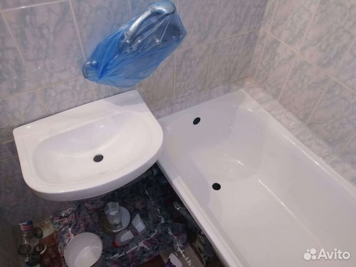 Реставрация ванн жидким акрилом, эмалировка ванны