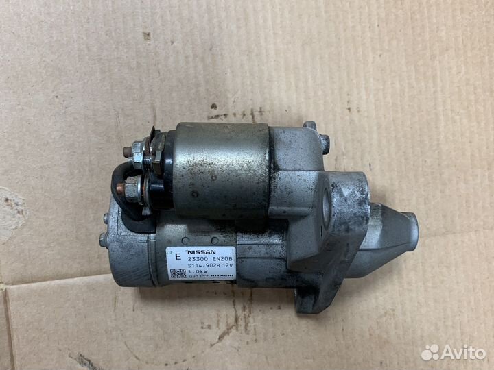 Стартер X-Trail, Qashqai, Renault Koleos MR20DE