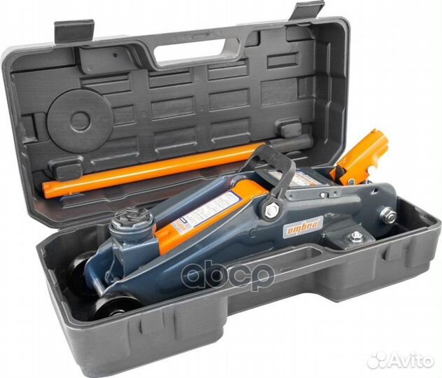 Домкрат подкатной 2 т. в кейсе 135-330 мм OHT20