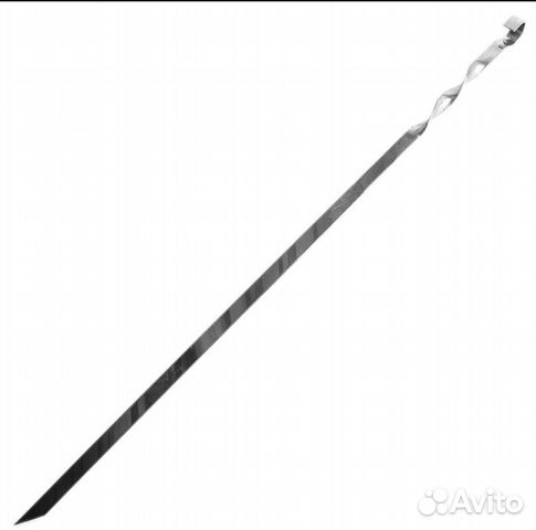 Шампур прямой, толщина 1,5 мм, размер 41 х 1 см