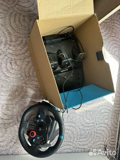 Руль Logitech g29 + педали
