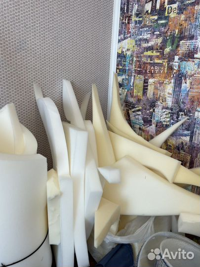 Обрезки поролона (стружка)