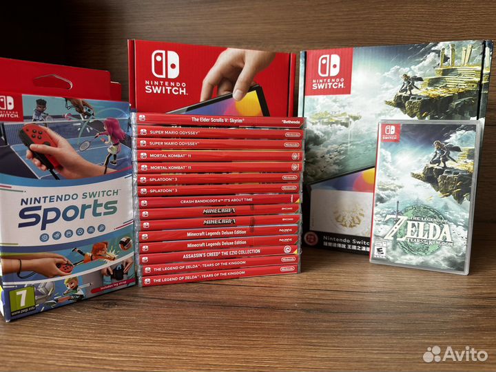 Картриджи игры Nintendo Switch