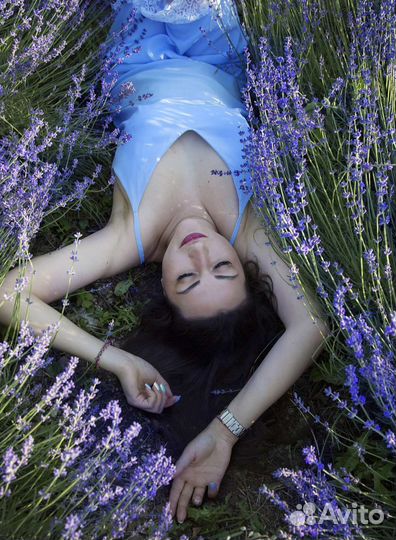 Фотосессия в лавандовом поле