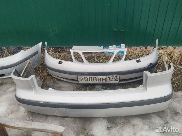 Бампер задний на saab 9.5 2003 года