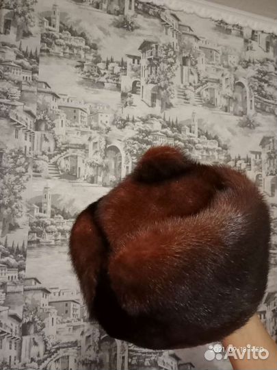 Шапка норковая женская