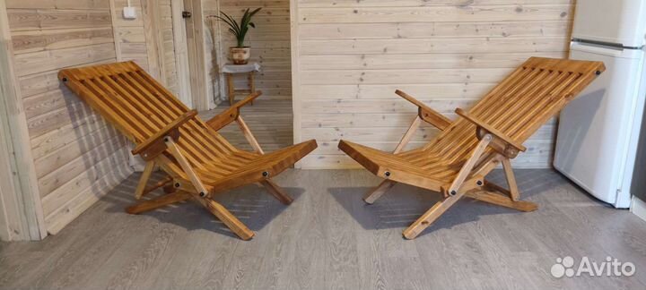 Кресло шезлонг складное