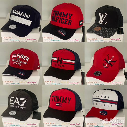 Бейсболка кепка разных брендов