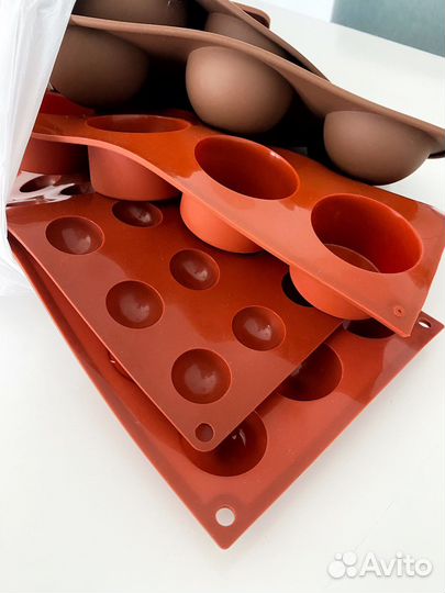 Силиконовые формы для выпечки. Цена за все