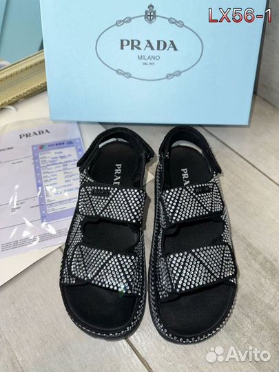 Женские сандалии prada