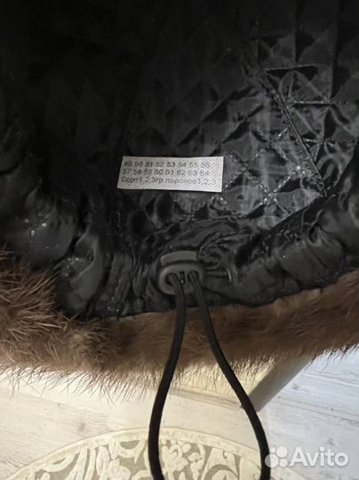 Шапка норковая женская