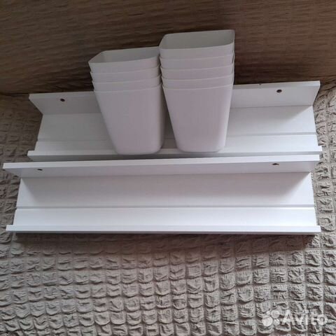 Полка навесная на рейлинг