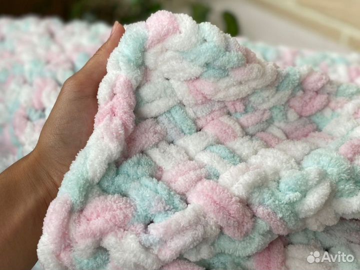 Вязание пледа на заказ