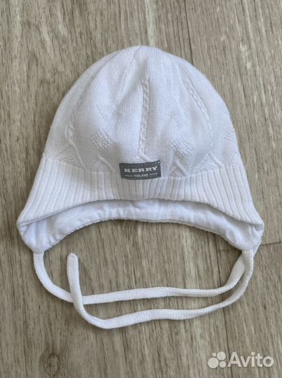 Шапочки демисезонные 0-3 мес