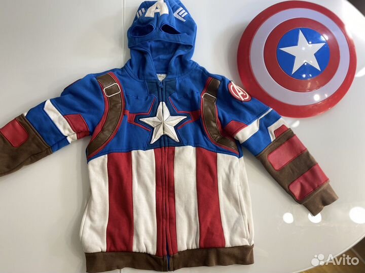Детский Костюм Капитан Америка со Щитом