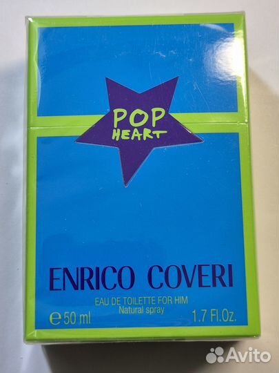 Мужской Enrico Coveri Pop Heart For Him 50 ml