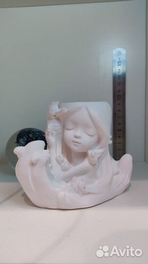 Кашпо из гипса