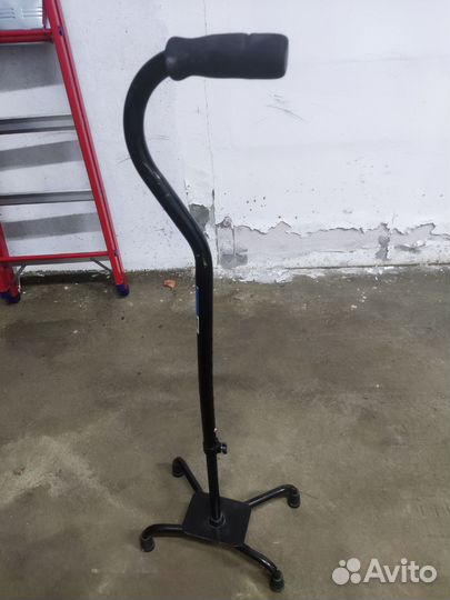 Трость 4-х опорная с повышенной грузоподъёмностью