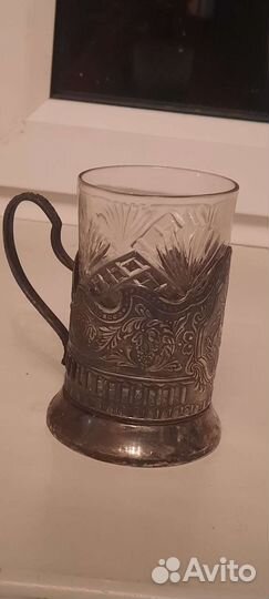 Подстаканники СССР космос мельхиор