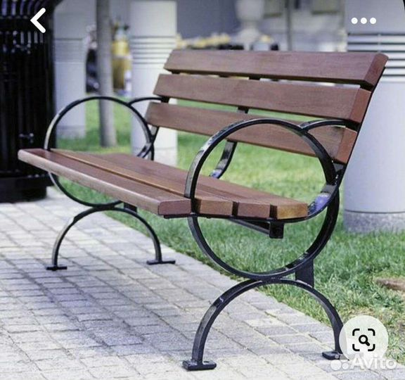 Парковая скамья/лавочка на дачу