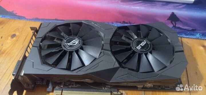 Видеокарта Asus ROG Strix rx570 4gb