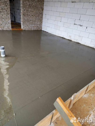 Заливка фундамента бетонные работы