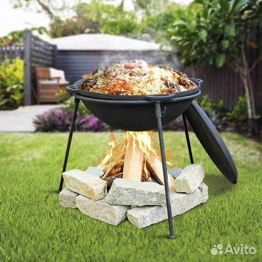 Казан чугунный наманган 22л