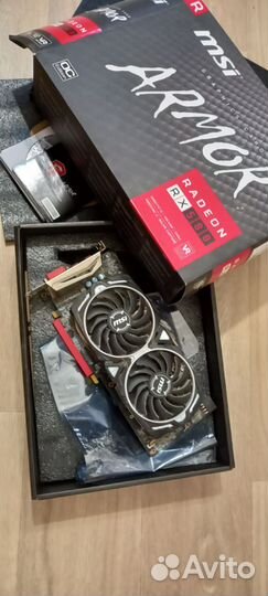 Видеокарта rx580 8gb msi