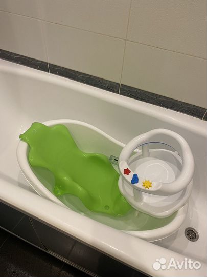 Ванночка. Горка. Сиденье для купания