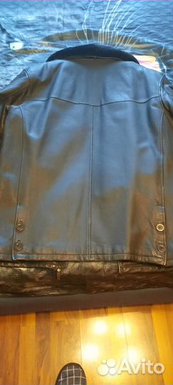 Кожаная куртка мужская
