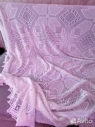 Покрывало вязаное крючком