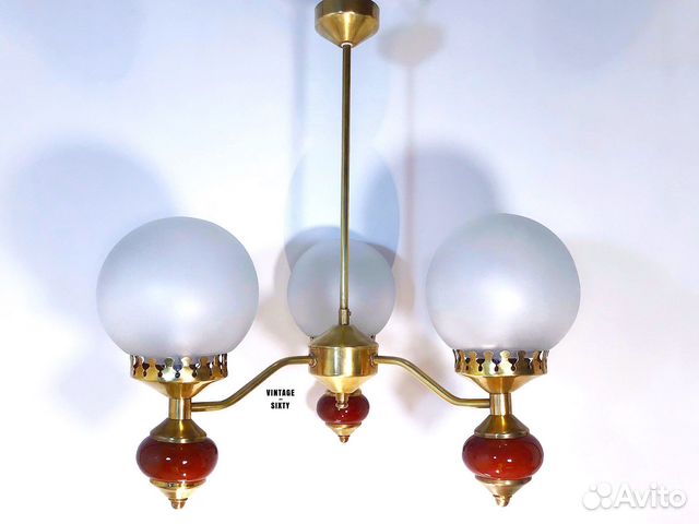 Люстра винтажная, Польша, 80-е гг