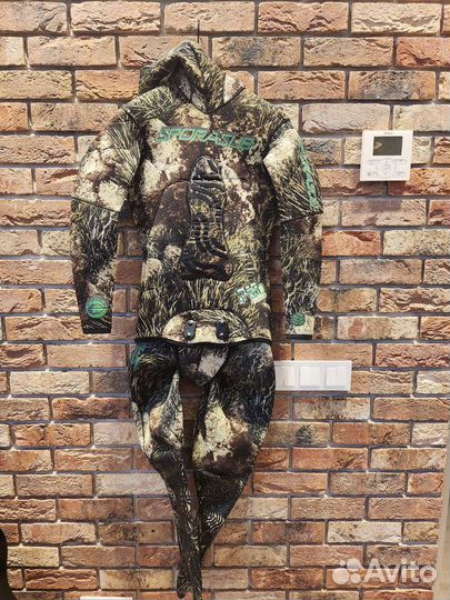 Гидрокостюм Sporasub SeaGreenCamо 3D