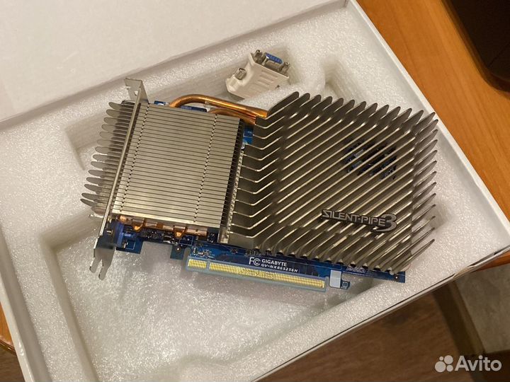 Видеокарта gigabyte Silent-Pipe 3 GeForce 8600GT