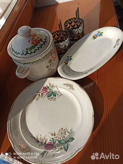 Фарфоровая посуда СССР зик конаково 1950 года и кф