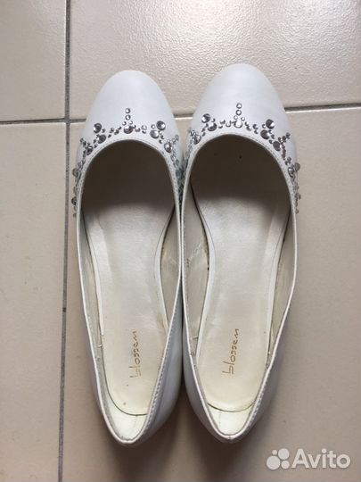 Балетки свадебные