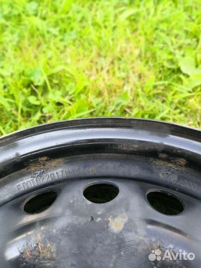 Штампованные диски r15 4x100 бу