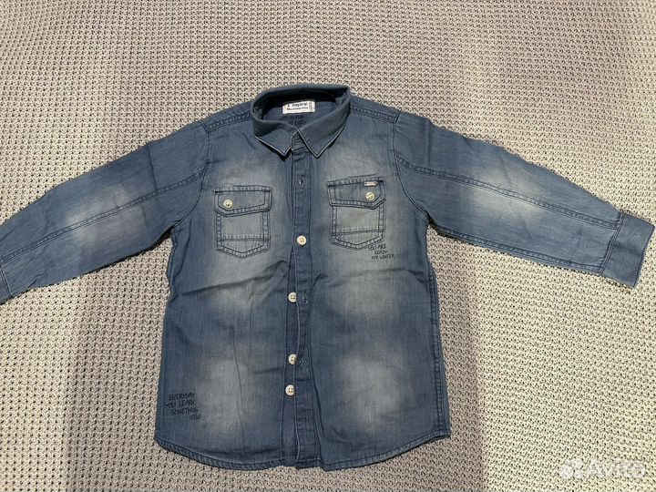 Рубашка джинсовая