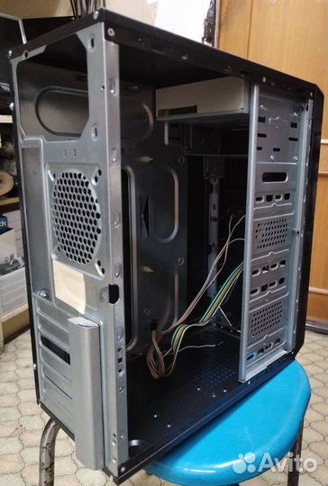 Корпус для компьютера atx черный с двд приводом