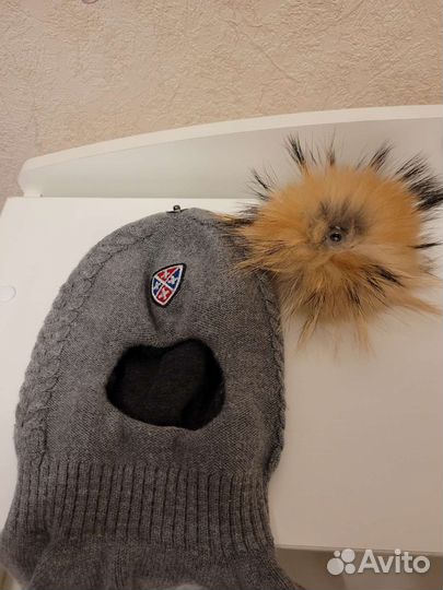 Шапка шлем для мальчика зима