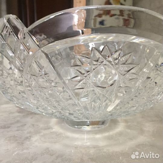 Вазы фруктовницы хрусталь СССР