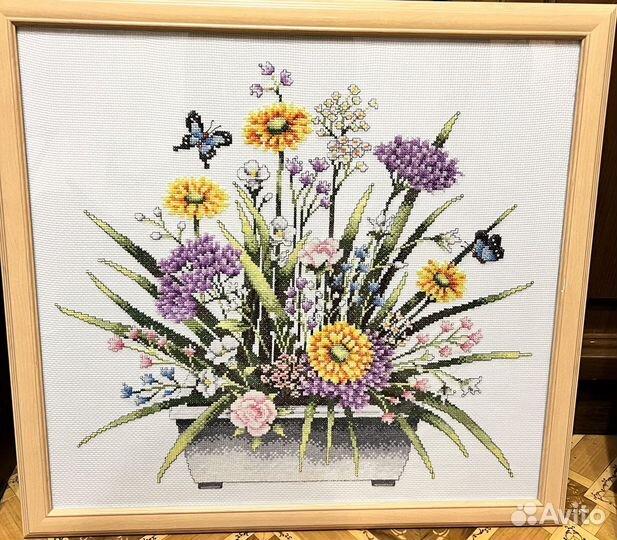 Картина (Садовые цветы )