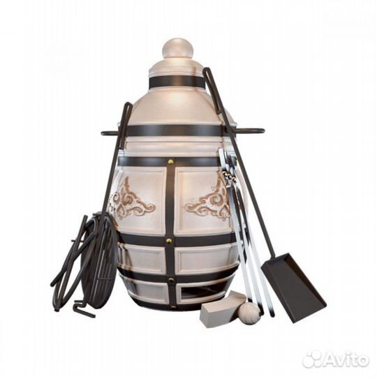 Тандыр Аполлон с подставкой технокерамика