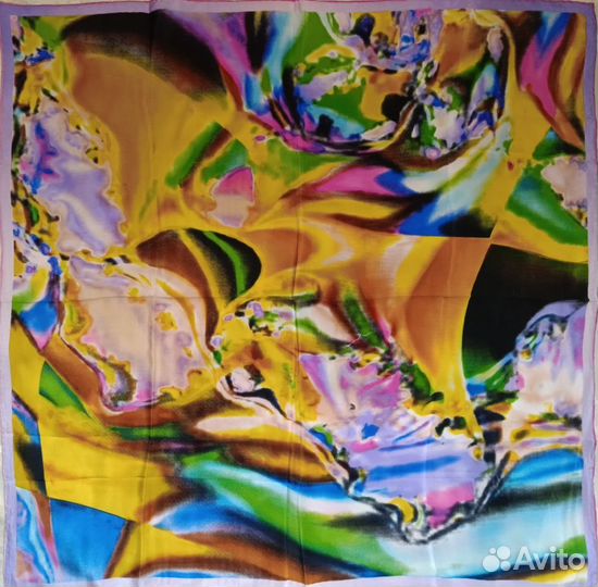 Платок натуральный Китайский шелк Ван Гог 3 принта