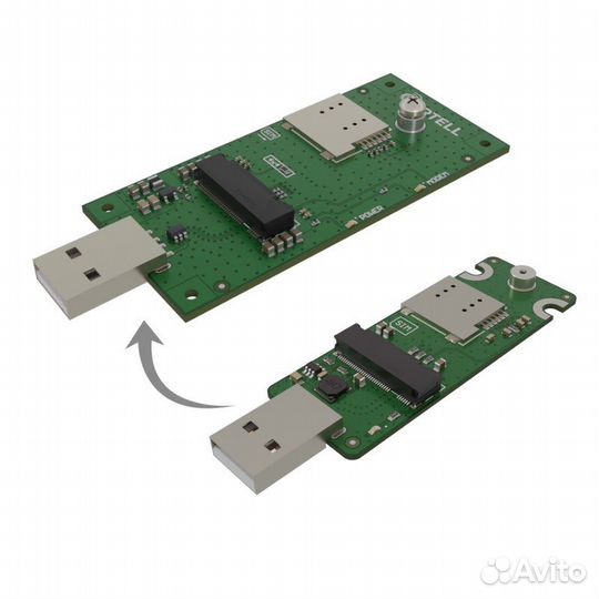 USB 2.0 адаптер к M.2 модемам Vertell VT-USB-M.2