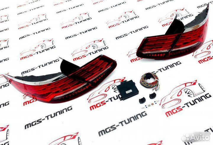Фонари рестайлинг с блоками адаптации S-coupe C217