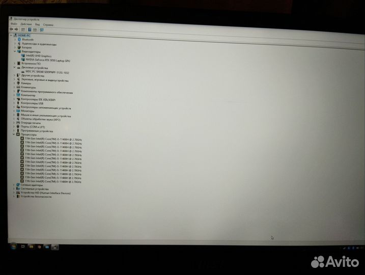 Ноутбук msi gf76 katana