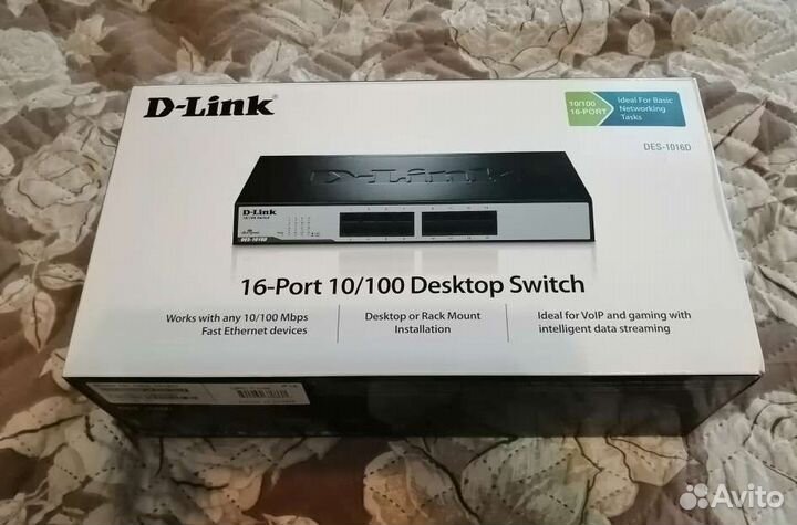 Коммутатор D-Link DES-1016D